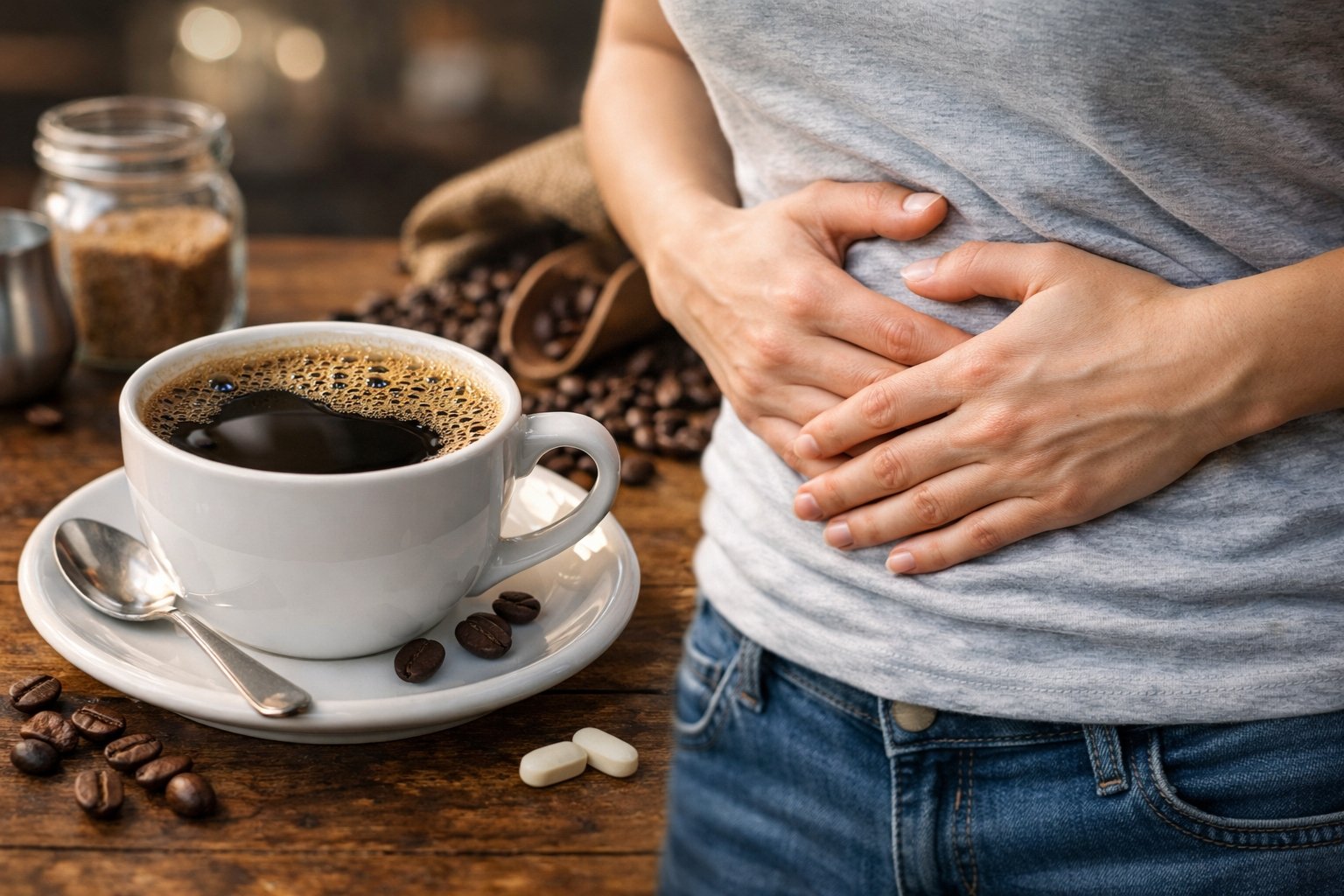 Café et ballonnements