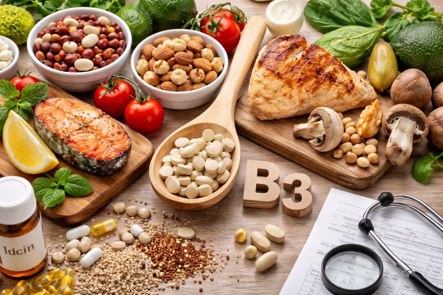 Carence en vitamine B3