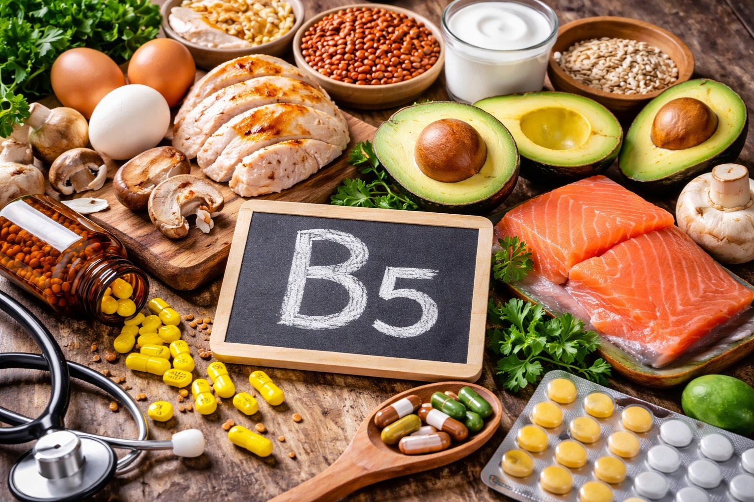 Carence en vitamine B5