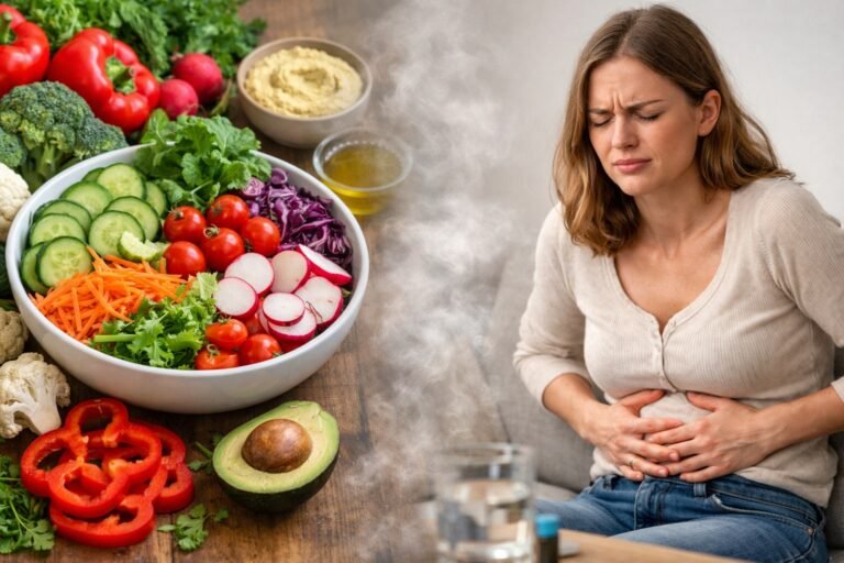 Crudités et ballonnements