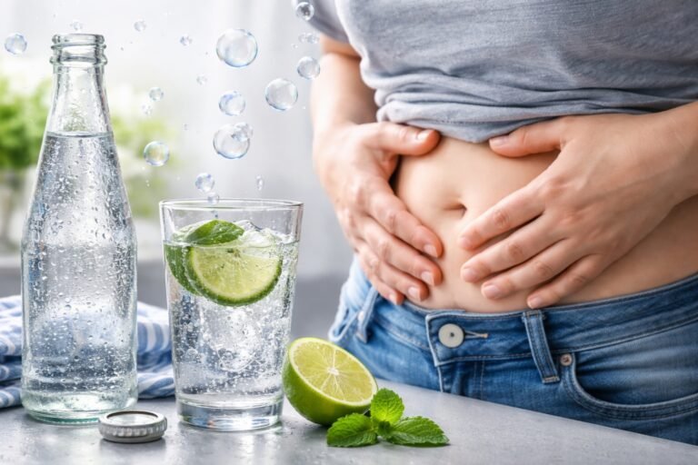 Eau gazeuse et ballonnements