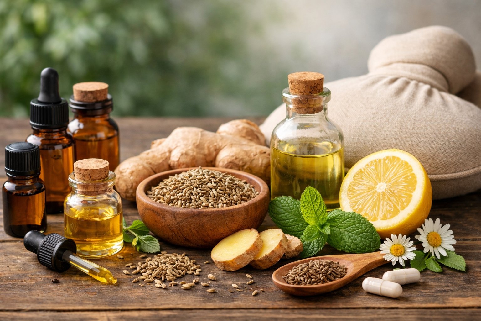 Huiles essentielles & ballonnement