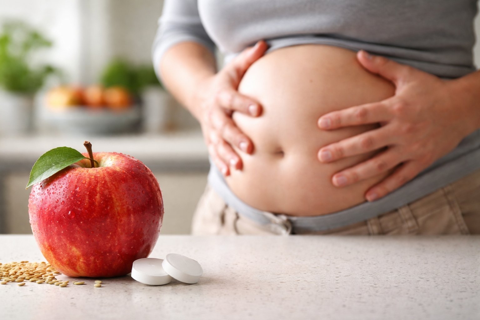 Pomme et ballonnements