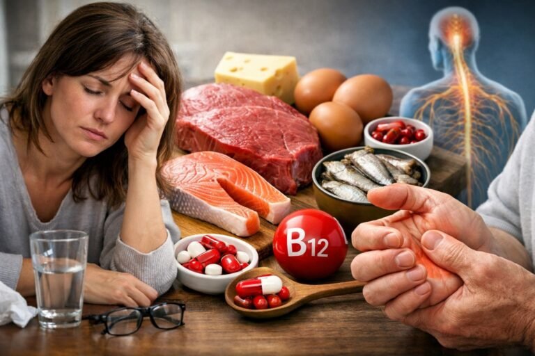 Carence en vitamine B12 symptômes, causes et solutions