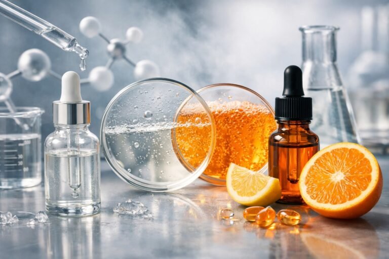 peut on mélanger acide glycolique et vitamine c