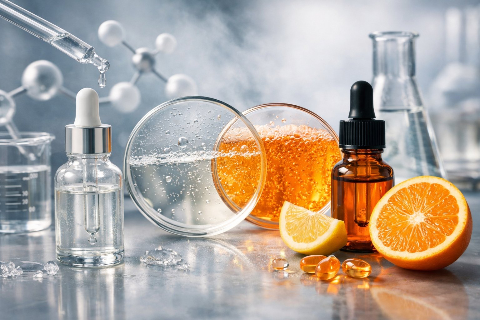 peut on mélanger acide glycolique et vitamine c