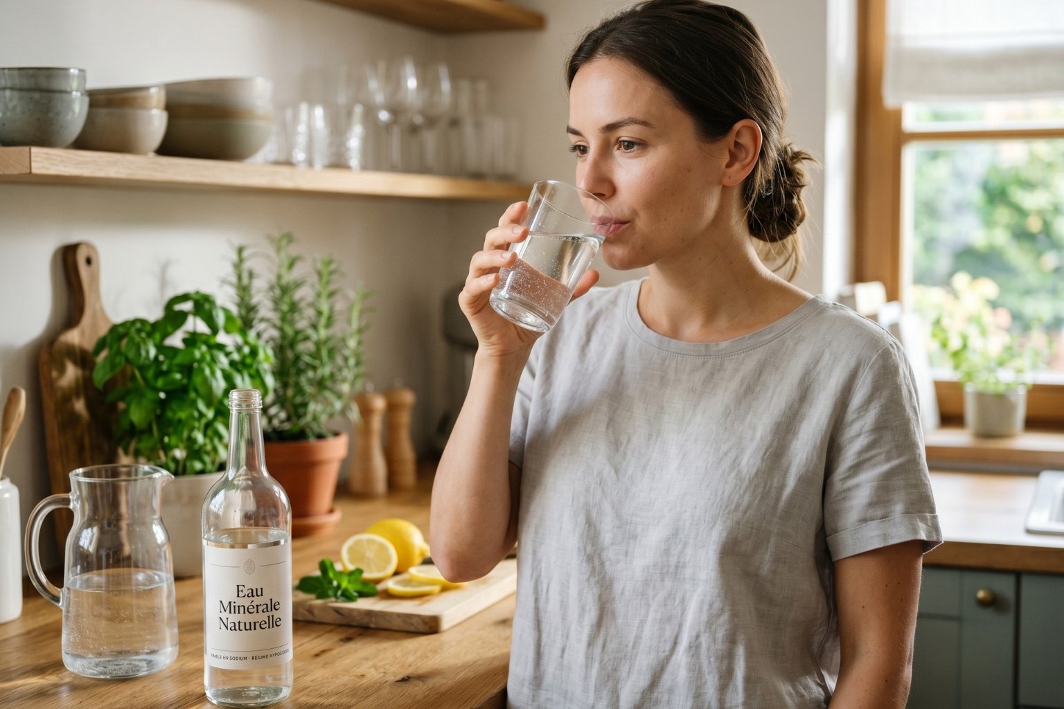 Pourquoi boire une eau pauvre en sodium