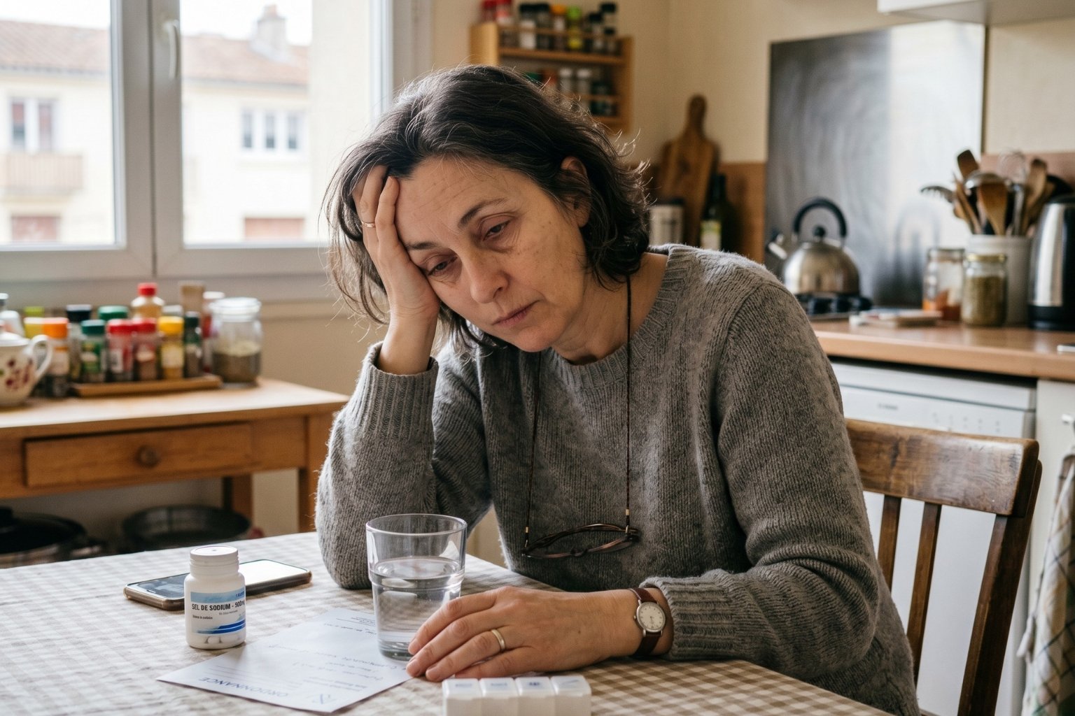 Quelle maladie provoque un manque de sodium dans le sang
