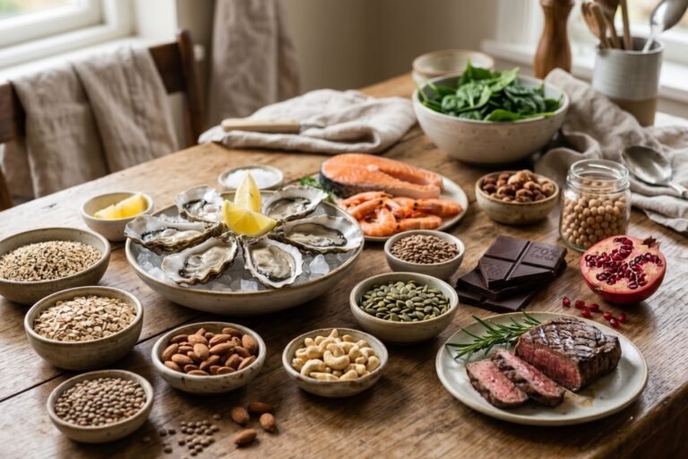 Quels aliments contiennent du zinc